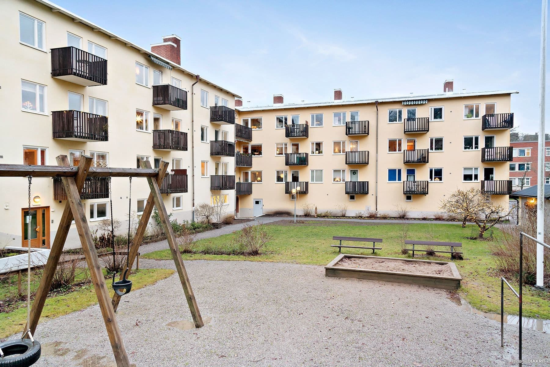 Föreningens fina innergård