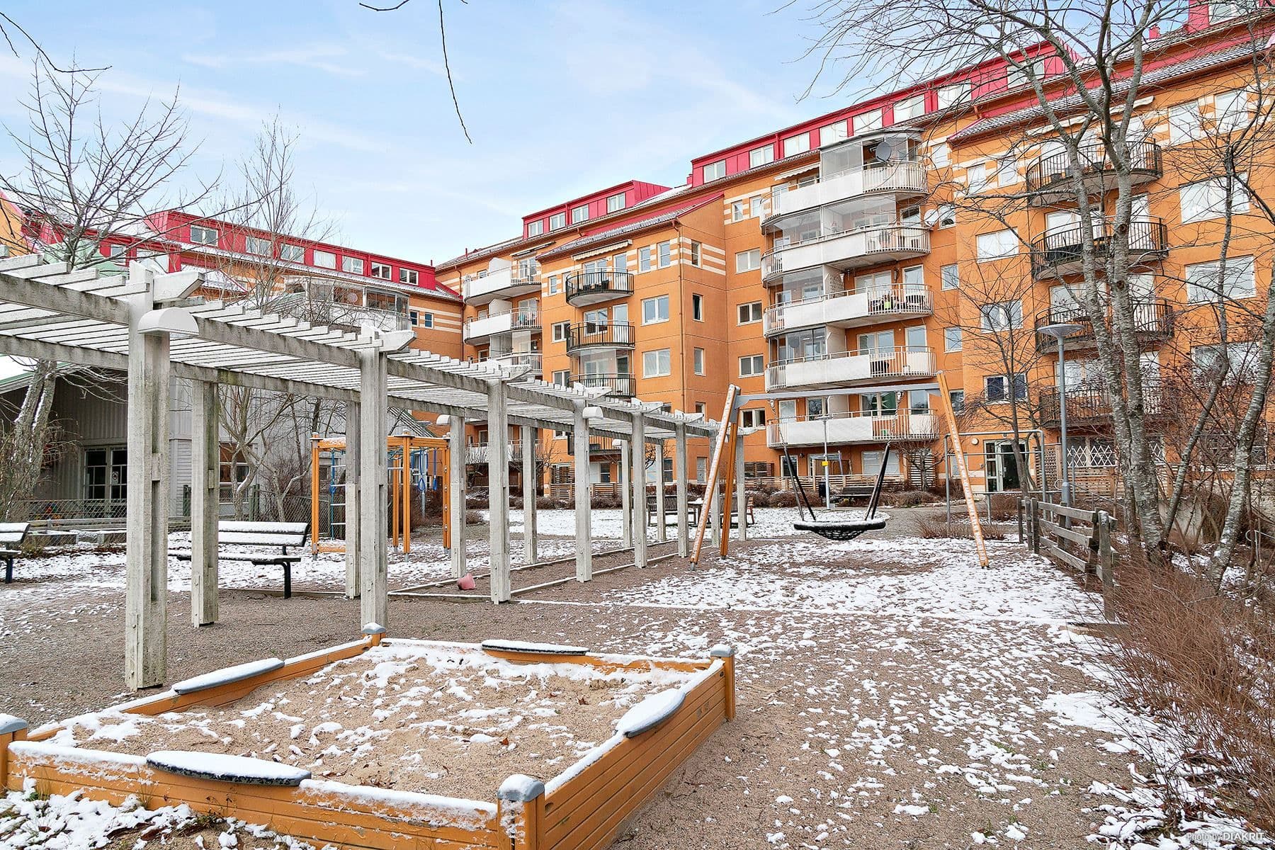 Föreningens trevliga innergård