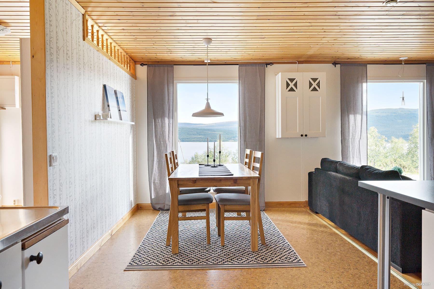 Matplats med utsikt