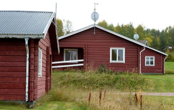 Infarten till bostadsområdet