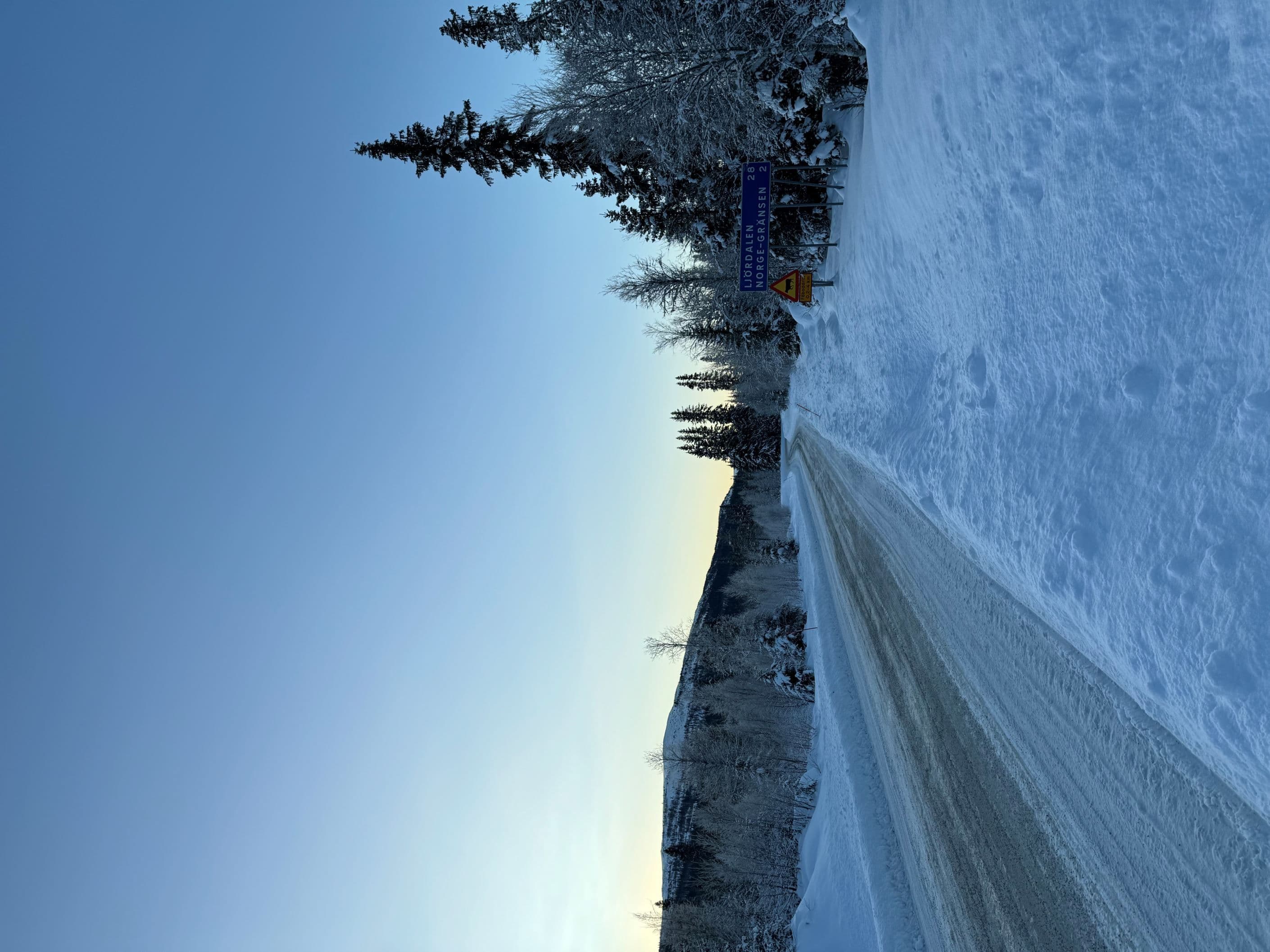 Nära norska gränsen