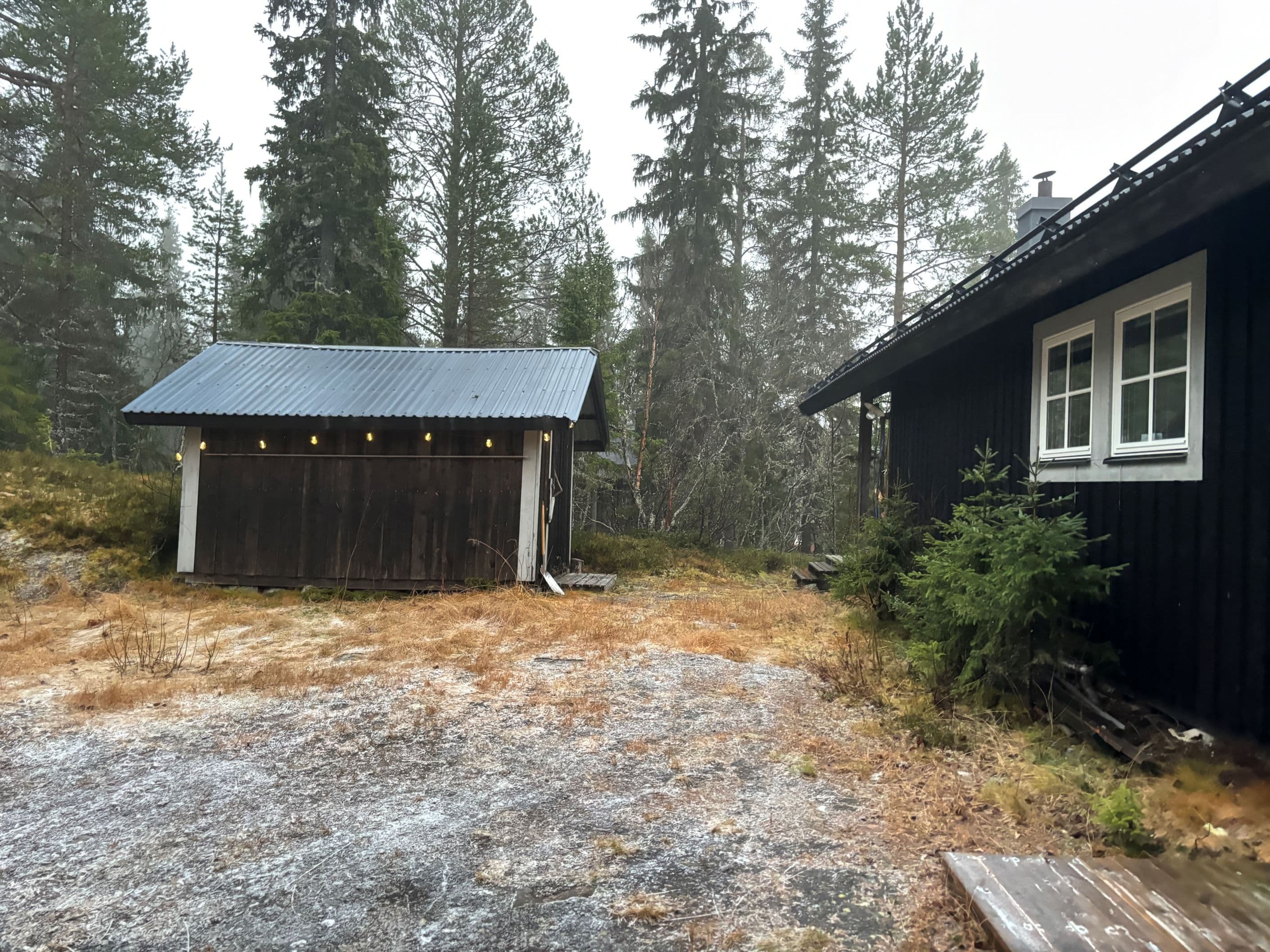 Utanför huset