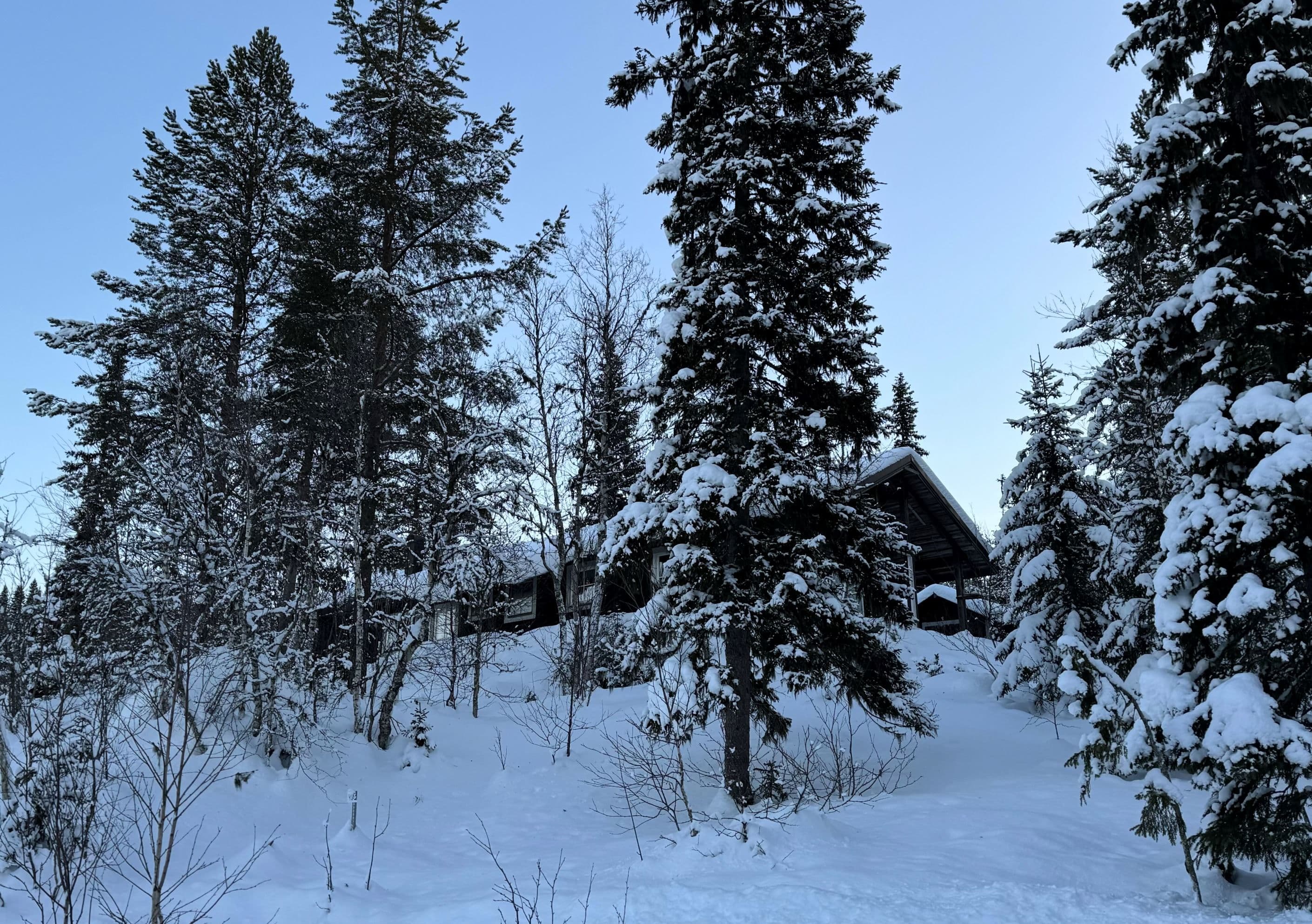 Huset sett från uppfarten
