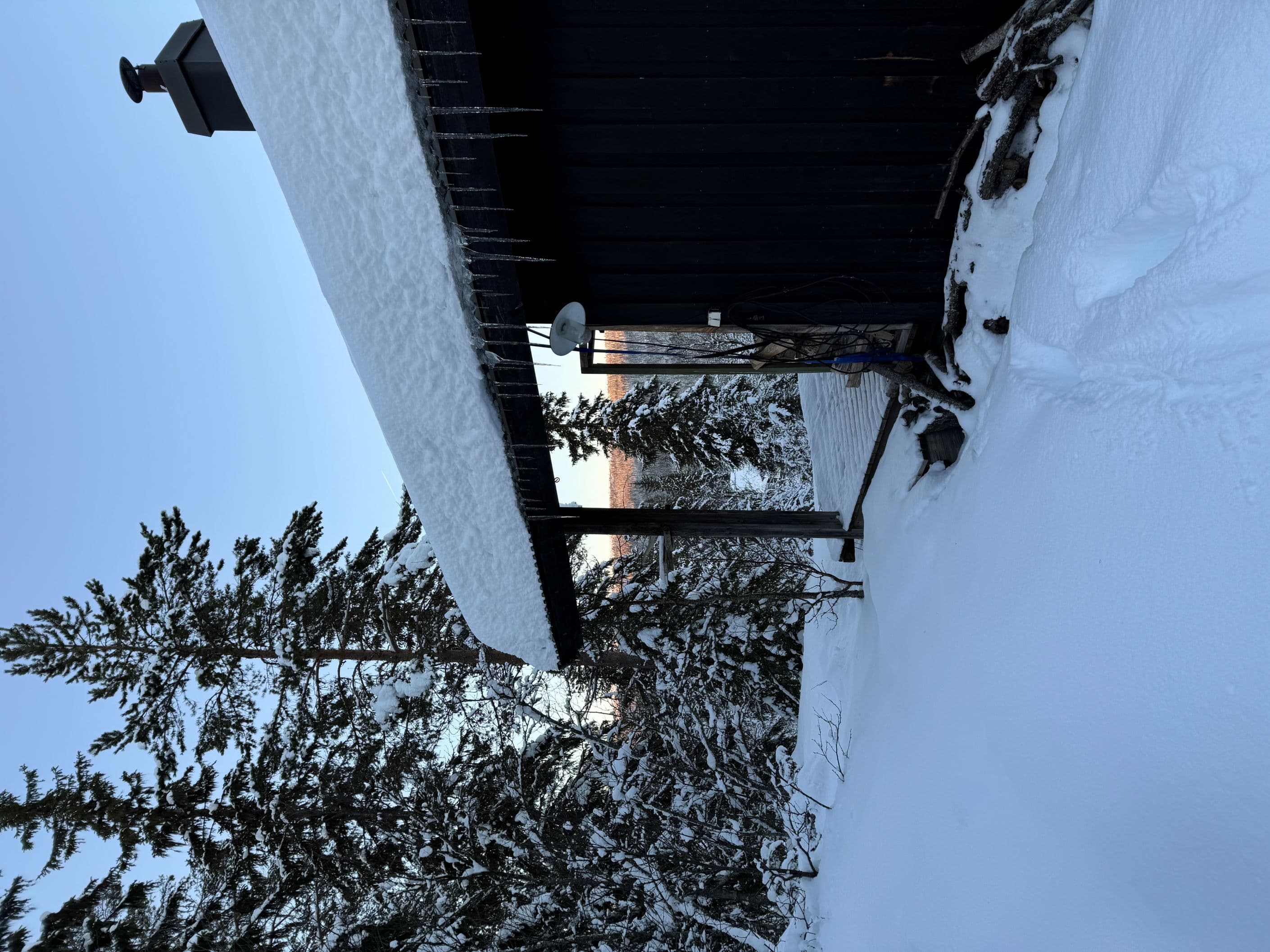Härlig utsikt från altanen