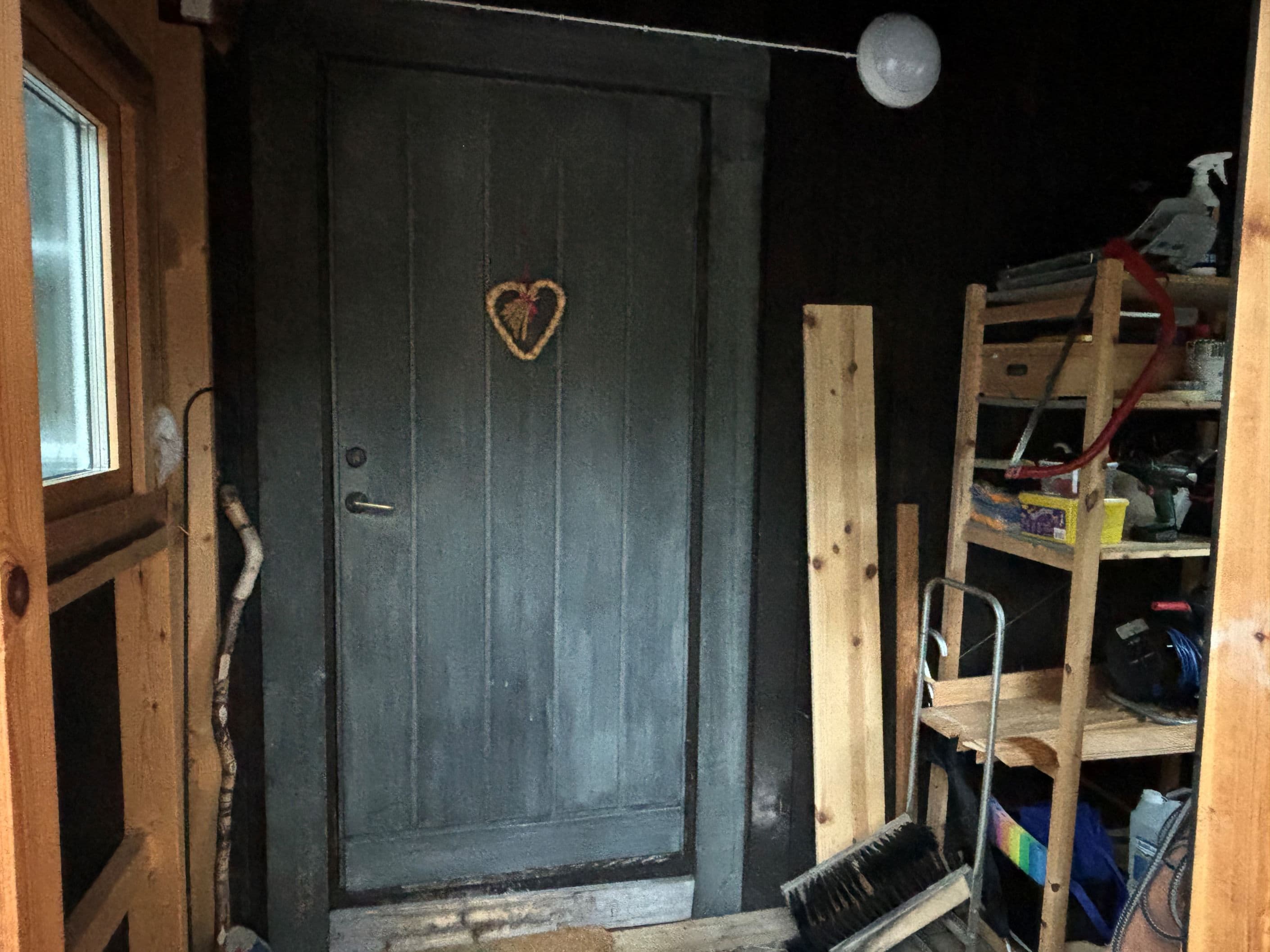Entré dörren in i huset