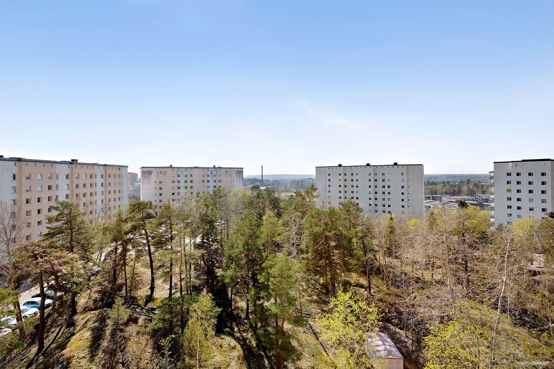 Utsikt från balkong