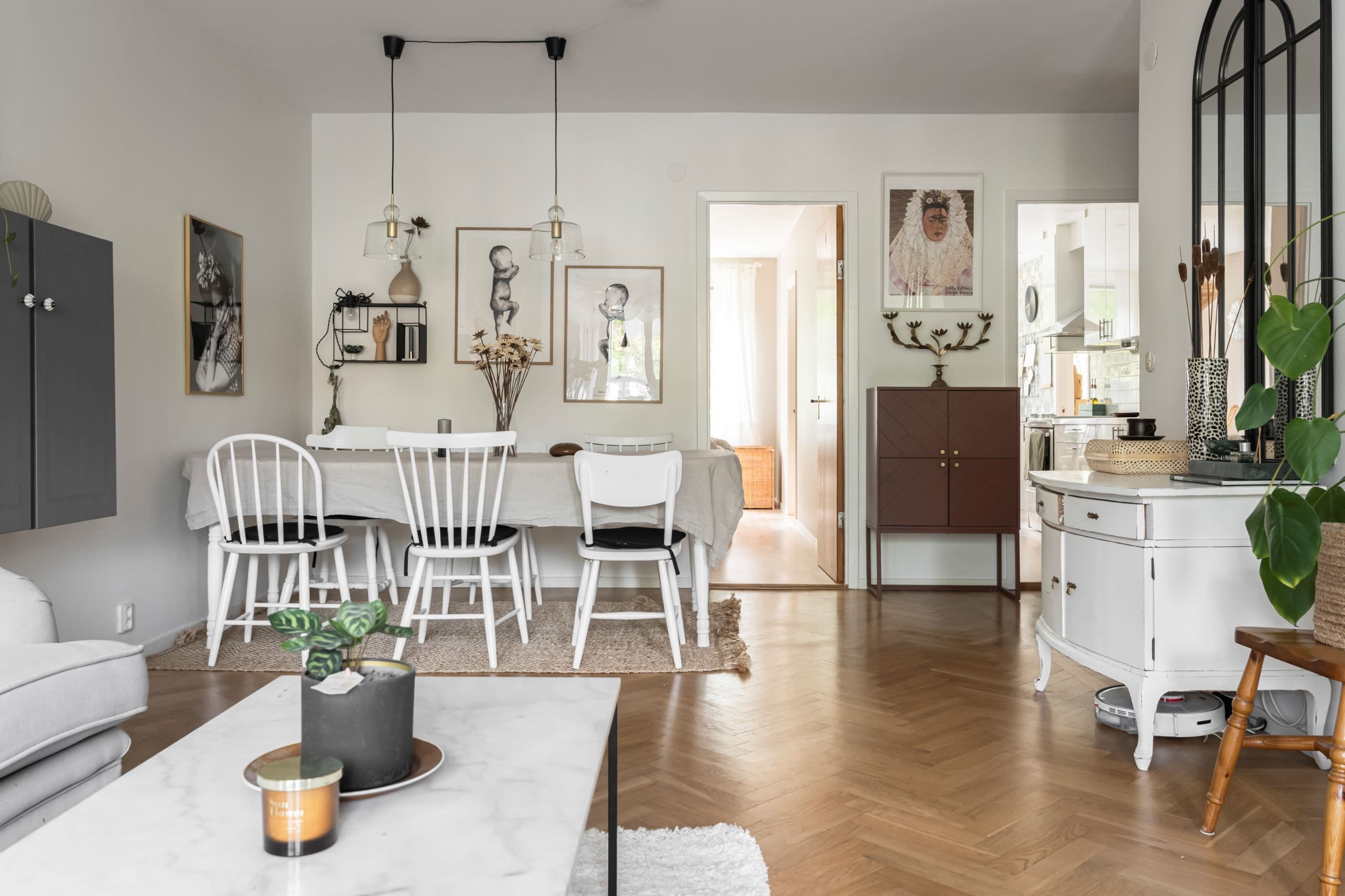 Plats för större matsalsbord