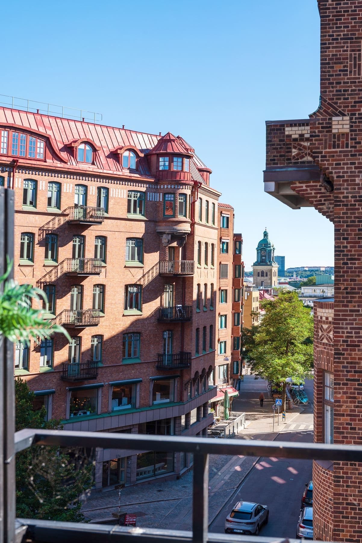 Utsikten ner över Kungsgatan