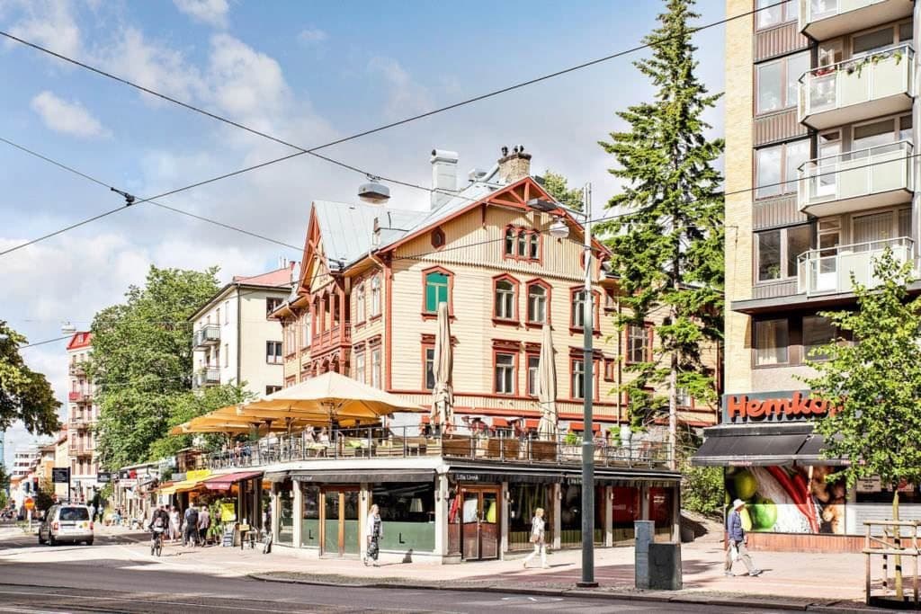 Linné med dess utbud av restauranger