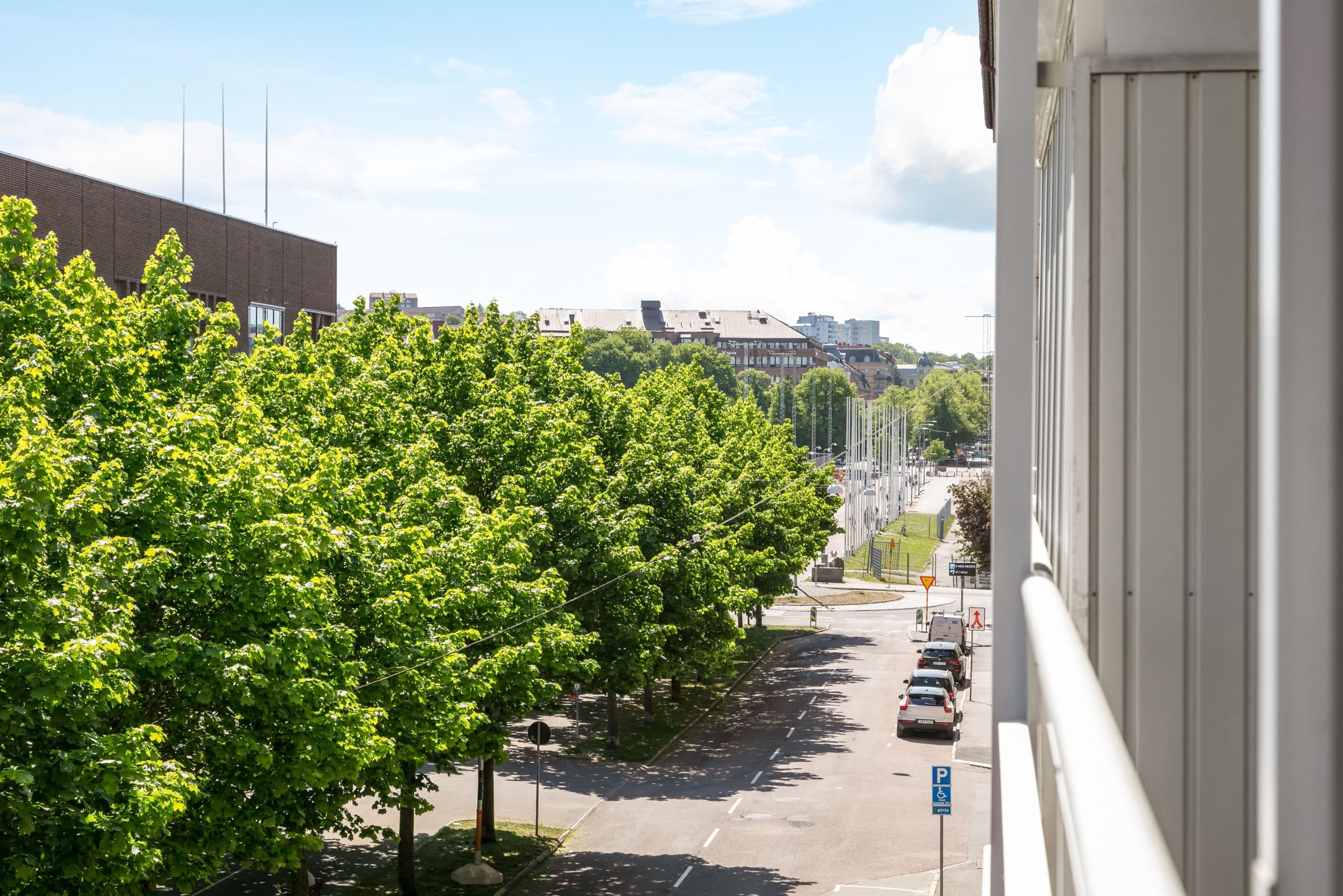 Tittut från balkongen
