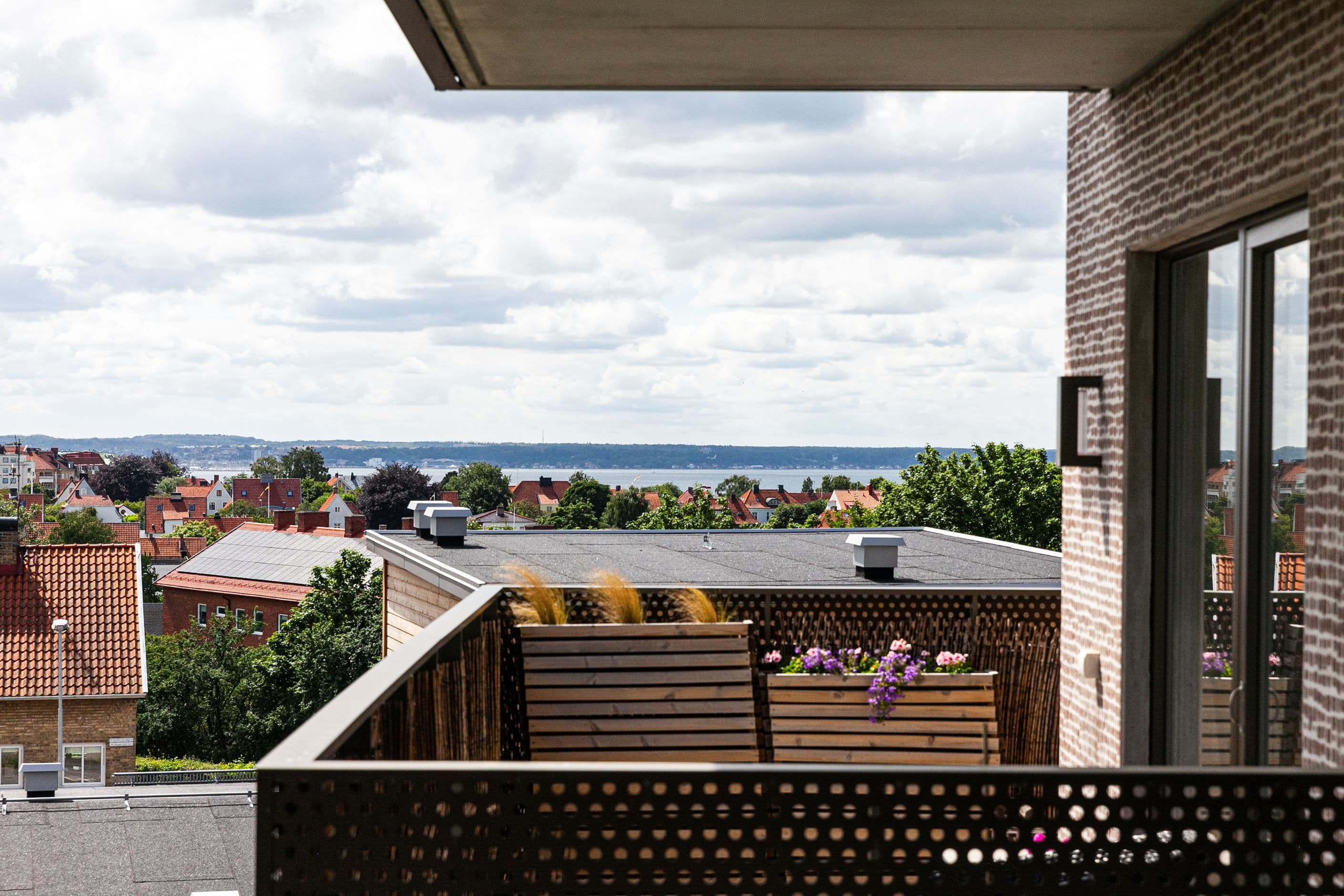 Utsikt från balkongen