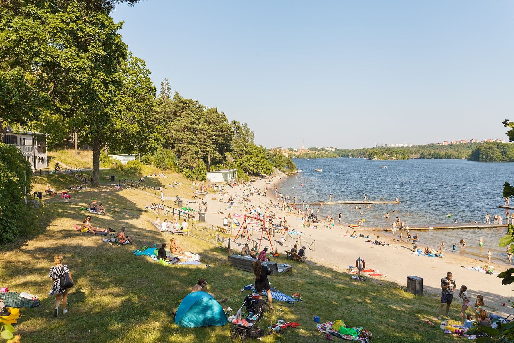 Flera bad i närområdet