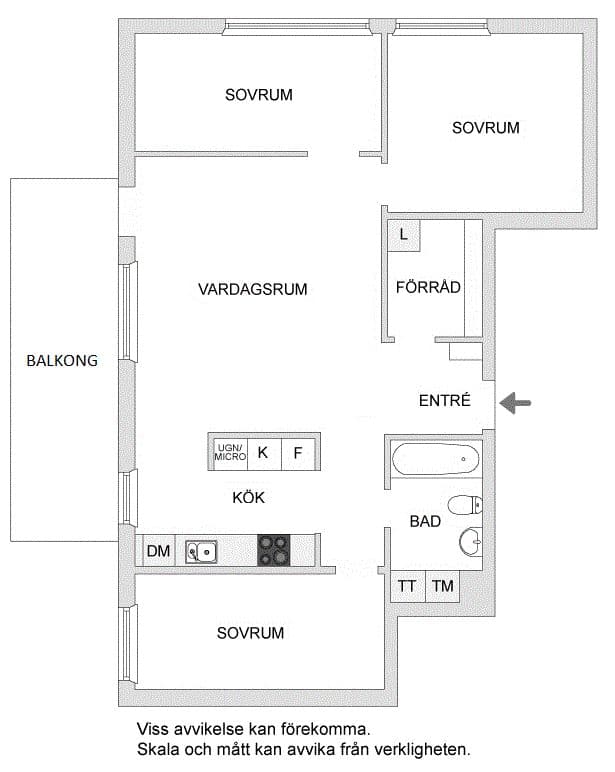 Alternativ planlösning