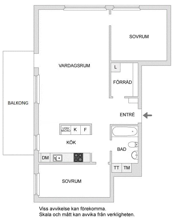Nuvarande planlösning