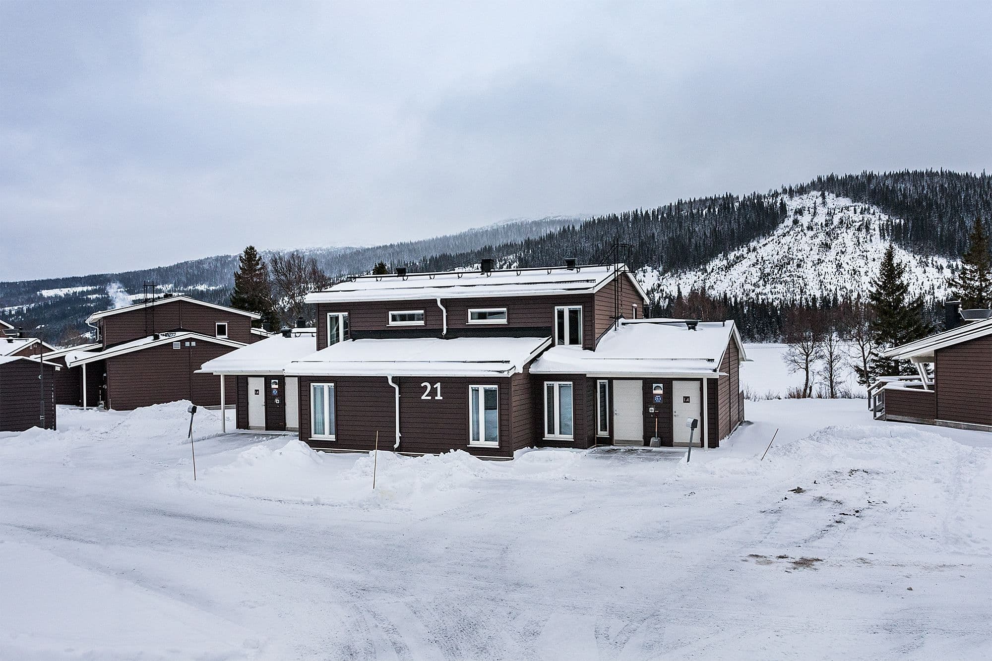 Strandvilla intill Åre sjö