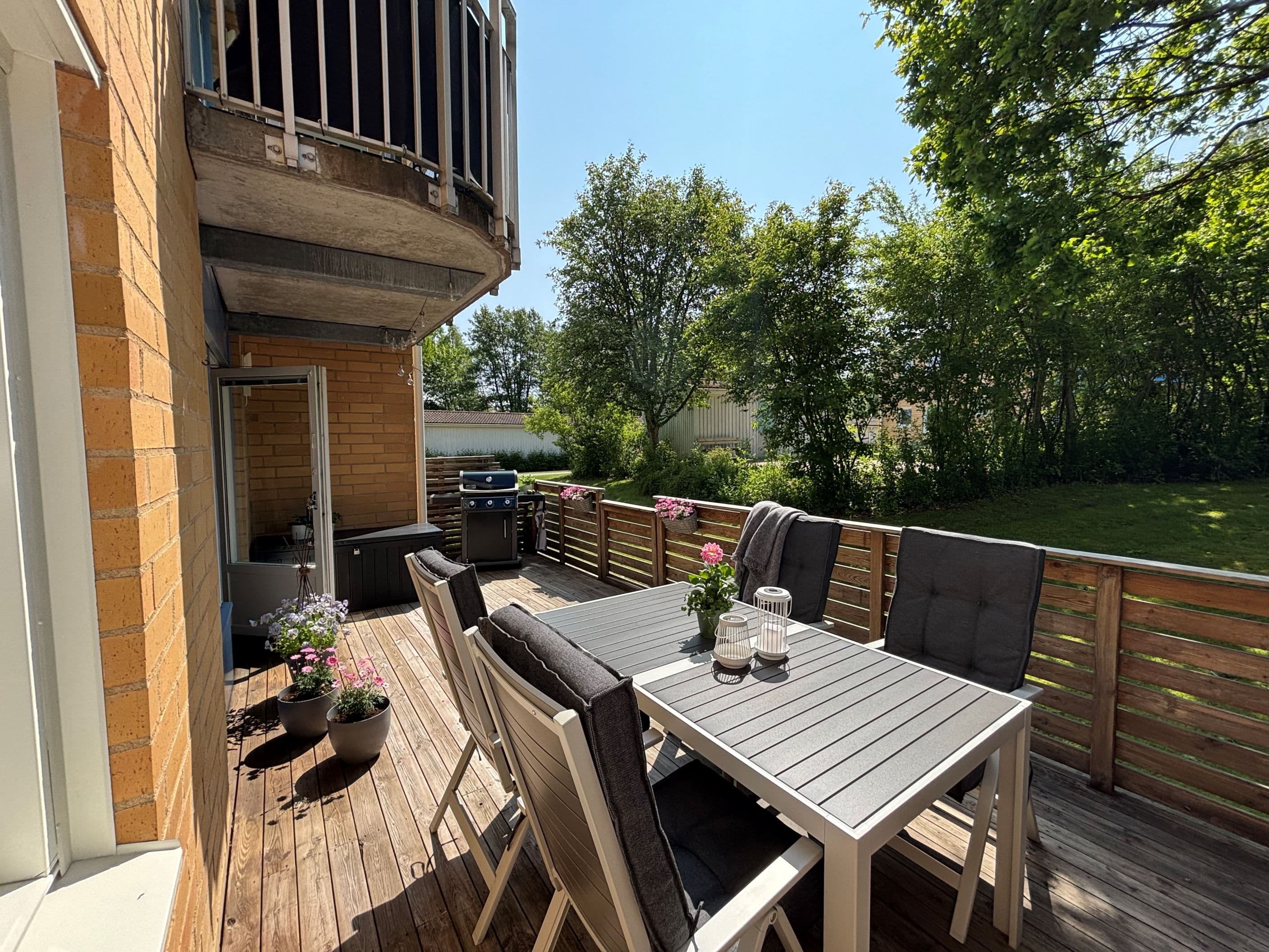 Perfekt plats för grillkväll med nära och kära.
