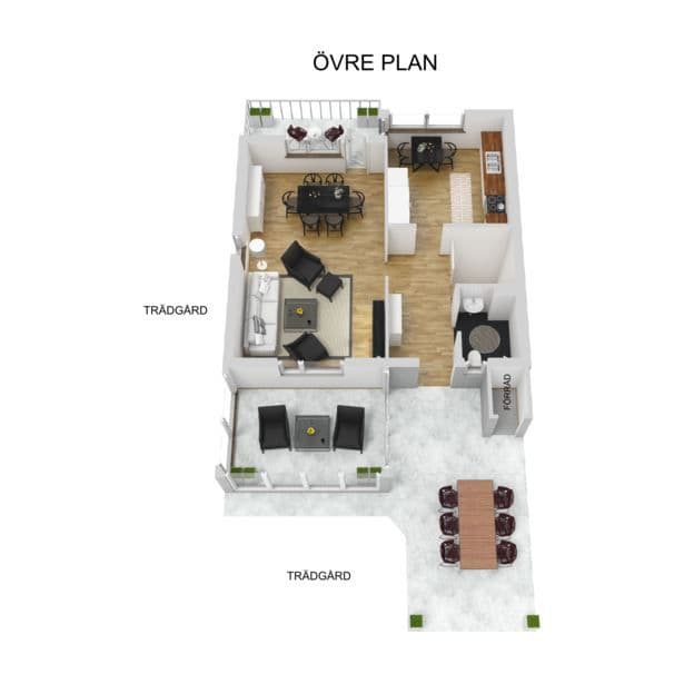 Övre plan 3D