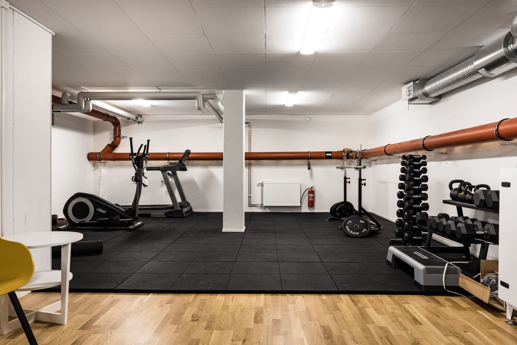Eget gym för medlemmarna