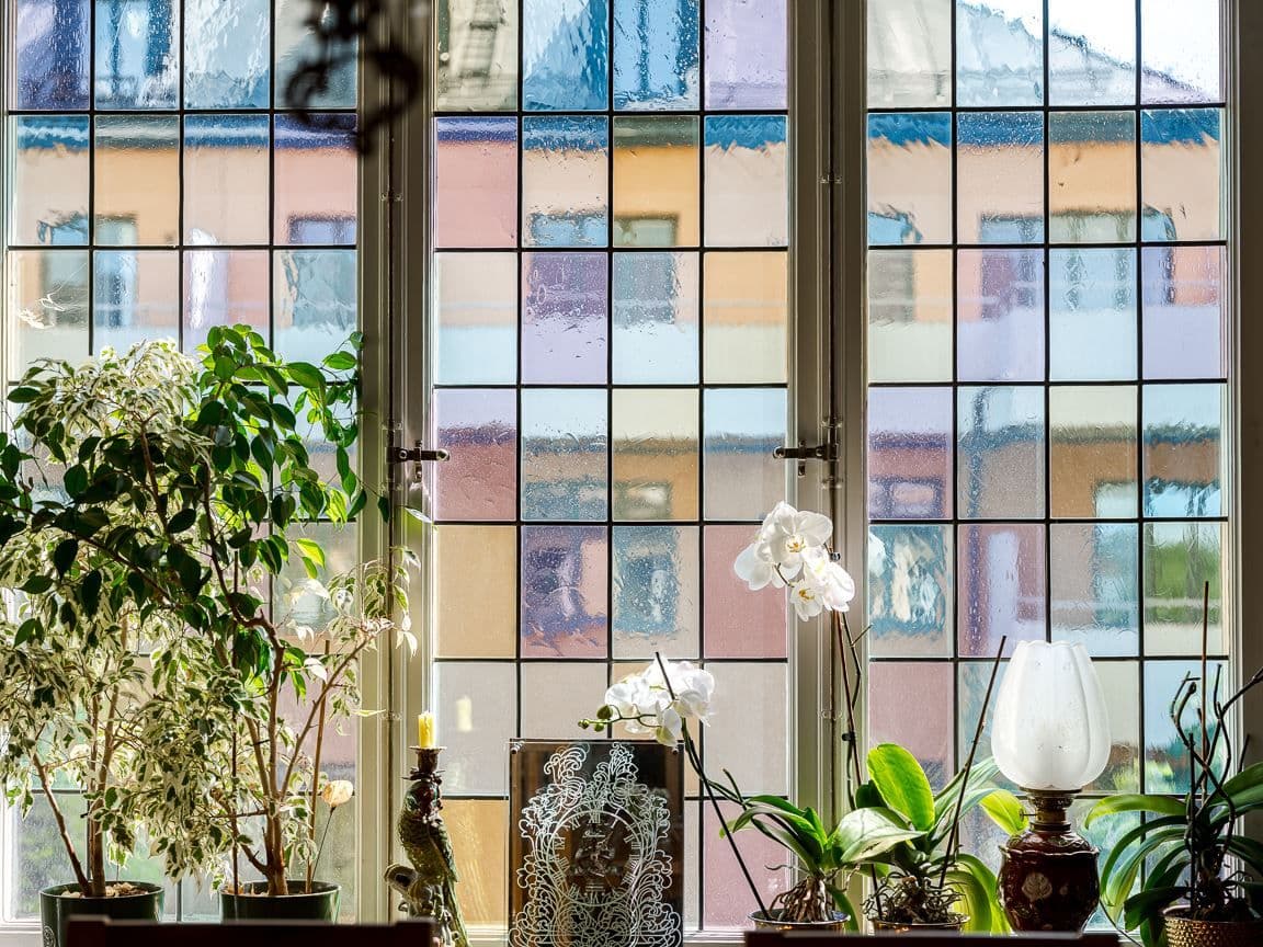 Vackert fönsterparti