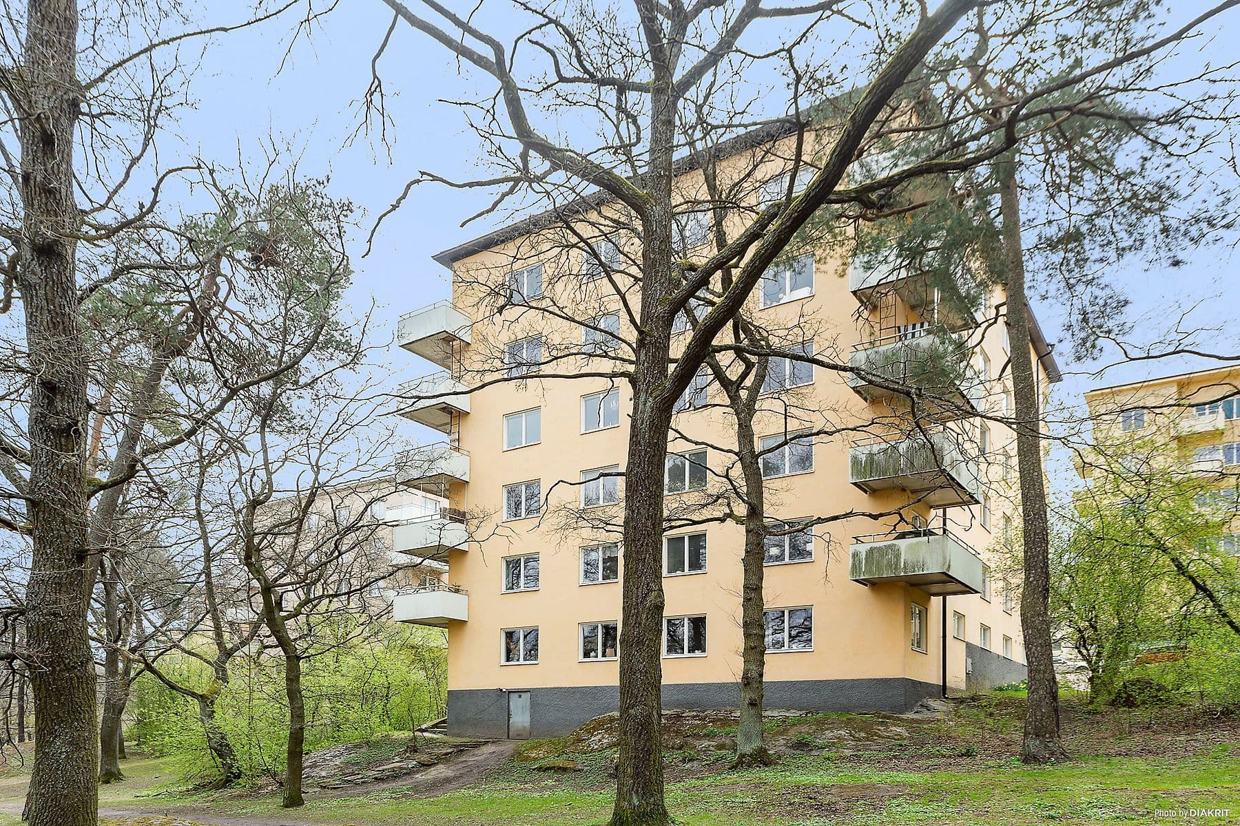 Husets fasad