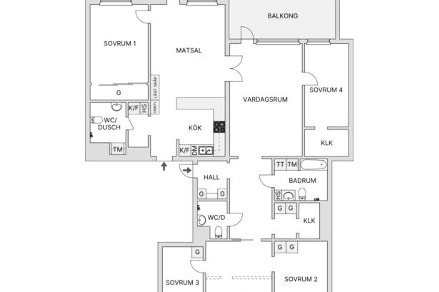 Arbetargatan 15, vån 5