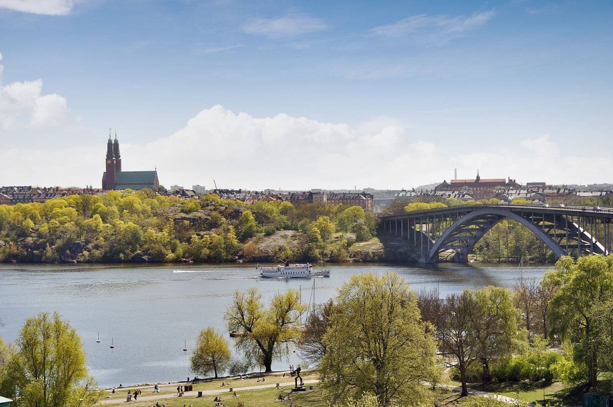 Utsikt från föreningens takterrass