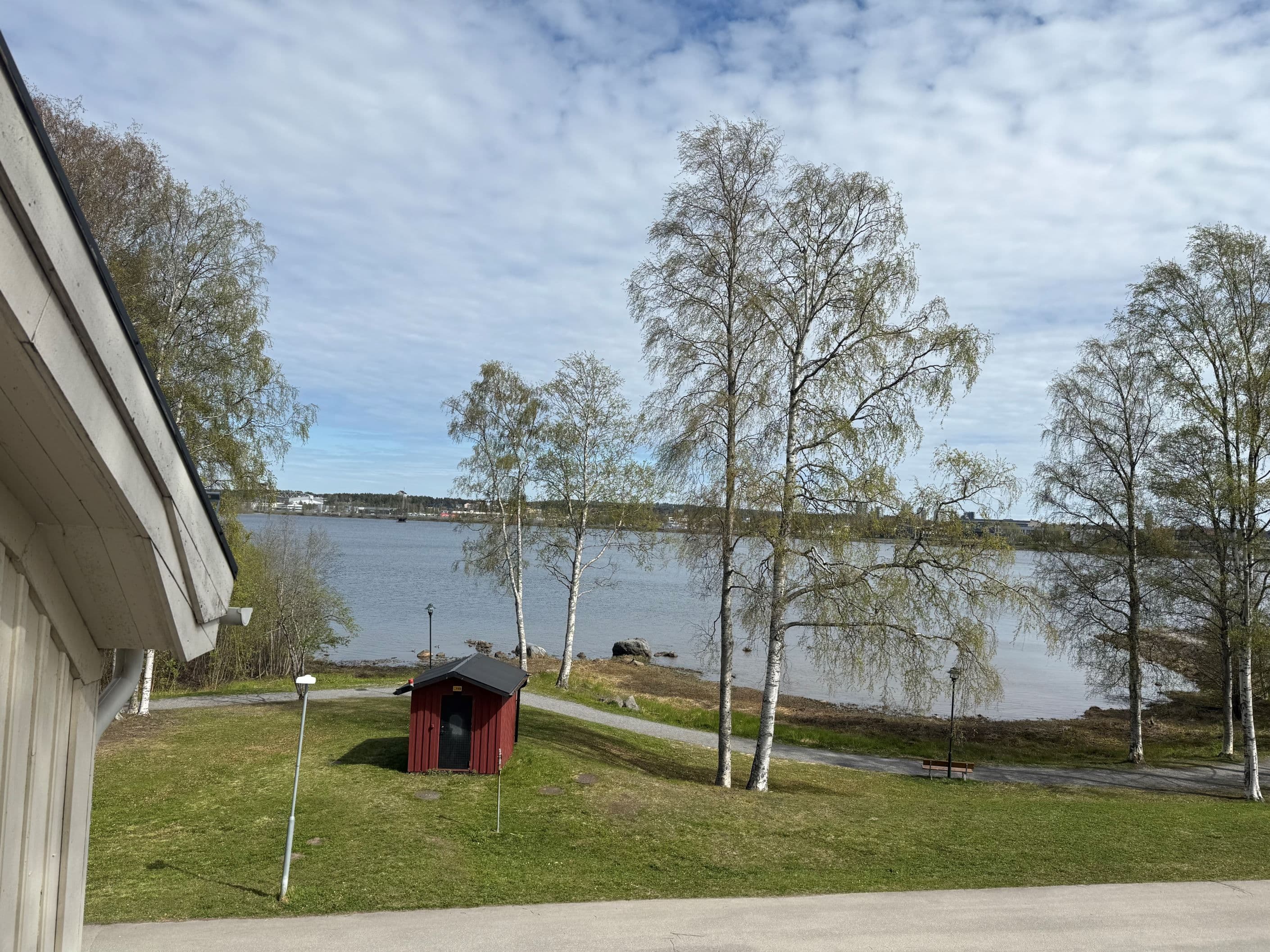 Utsikt från balkong