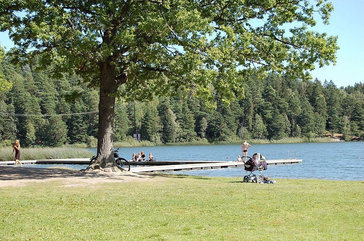 Ängsholmsbadet sommar 1
