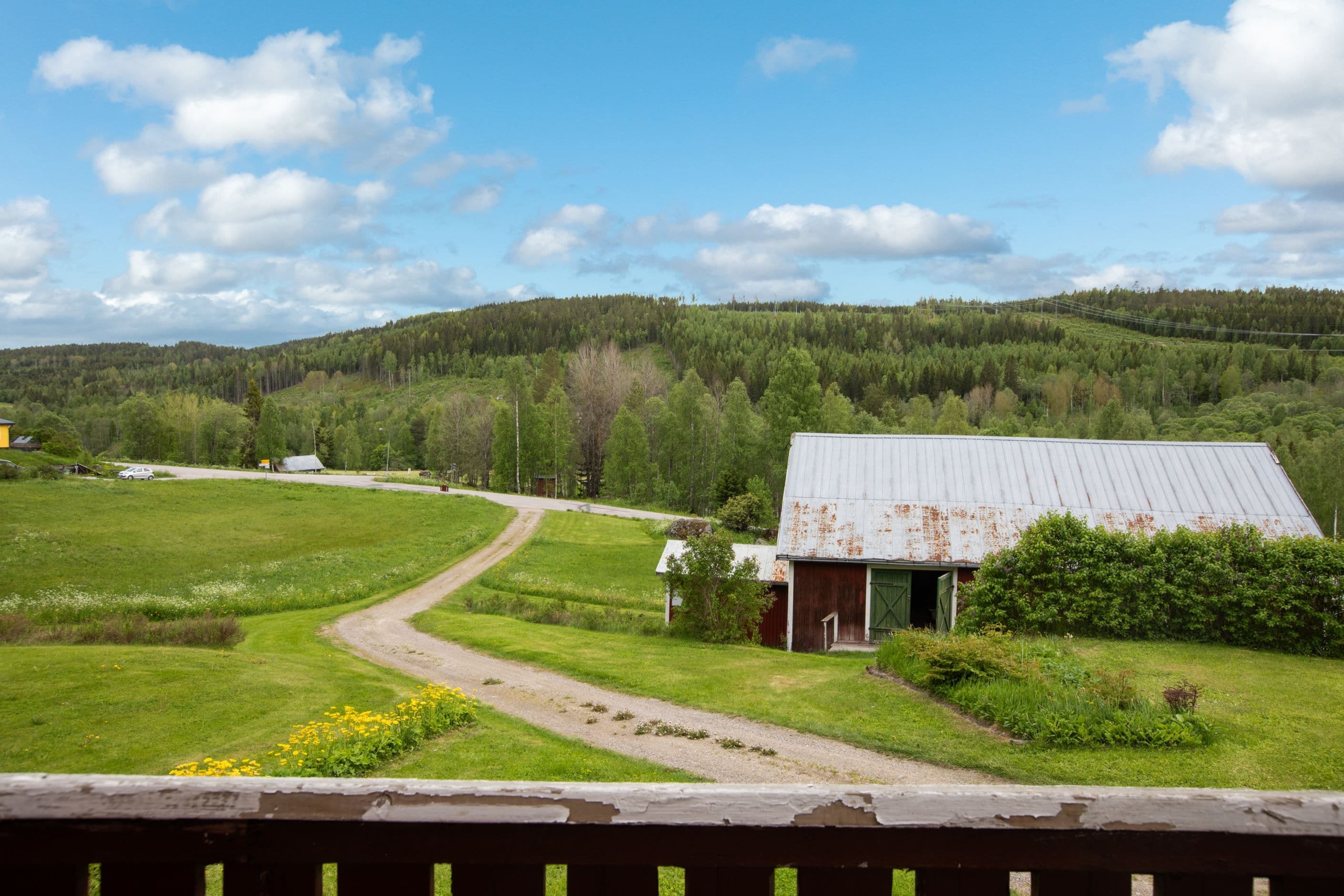 Vy från balkongen