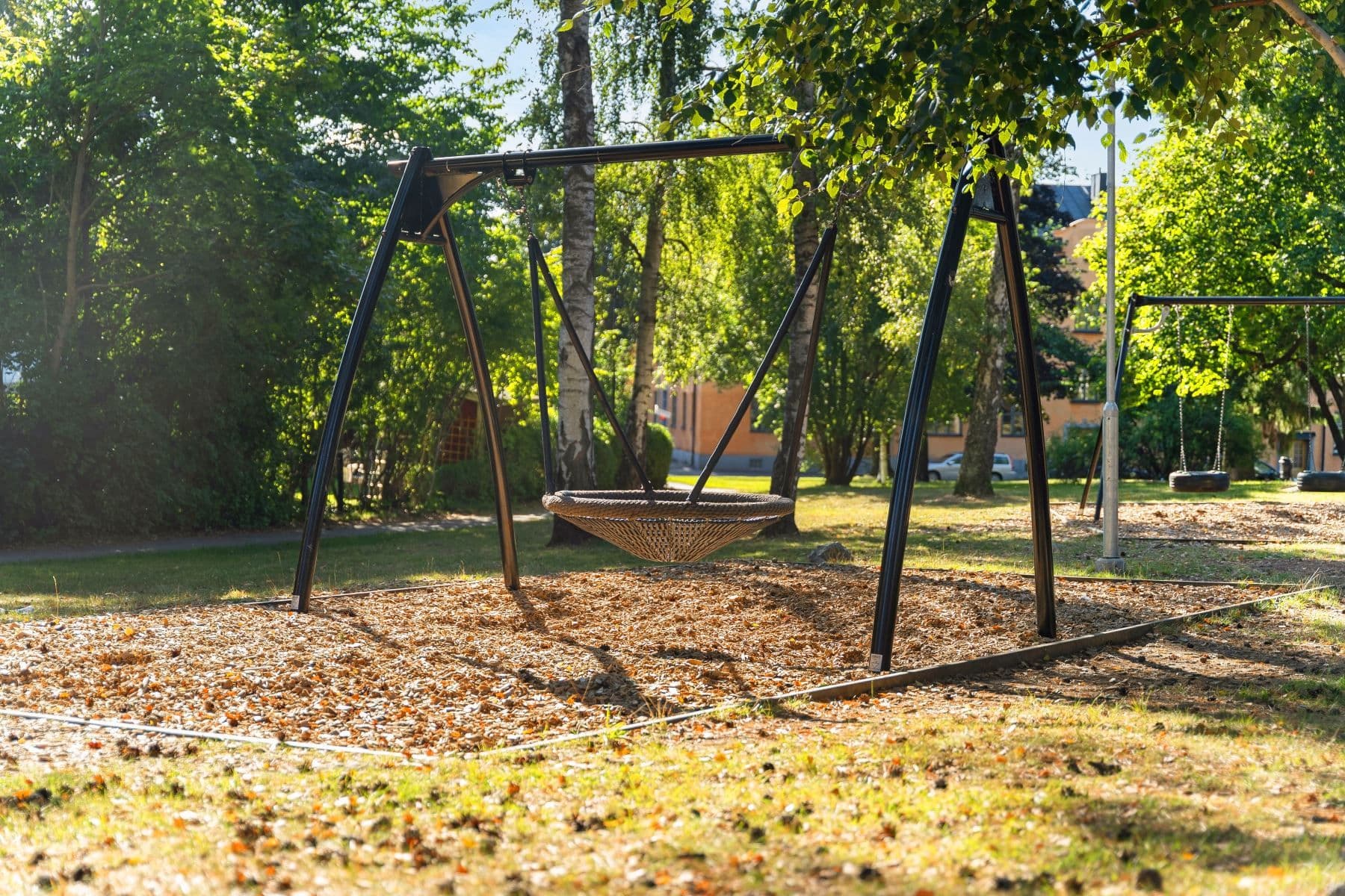 Lekplatsen i Margaretaparken