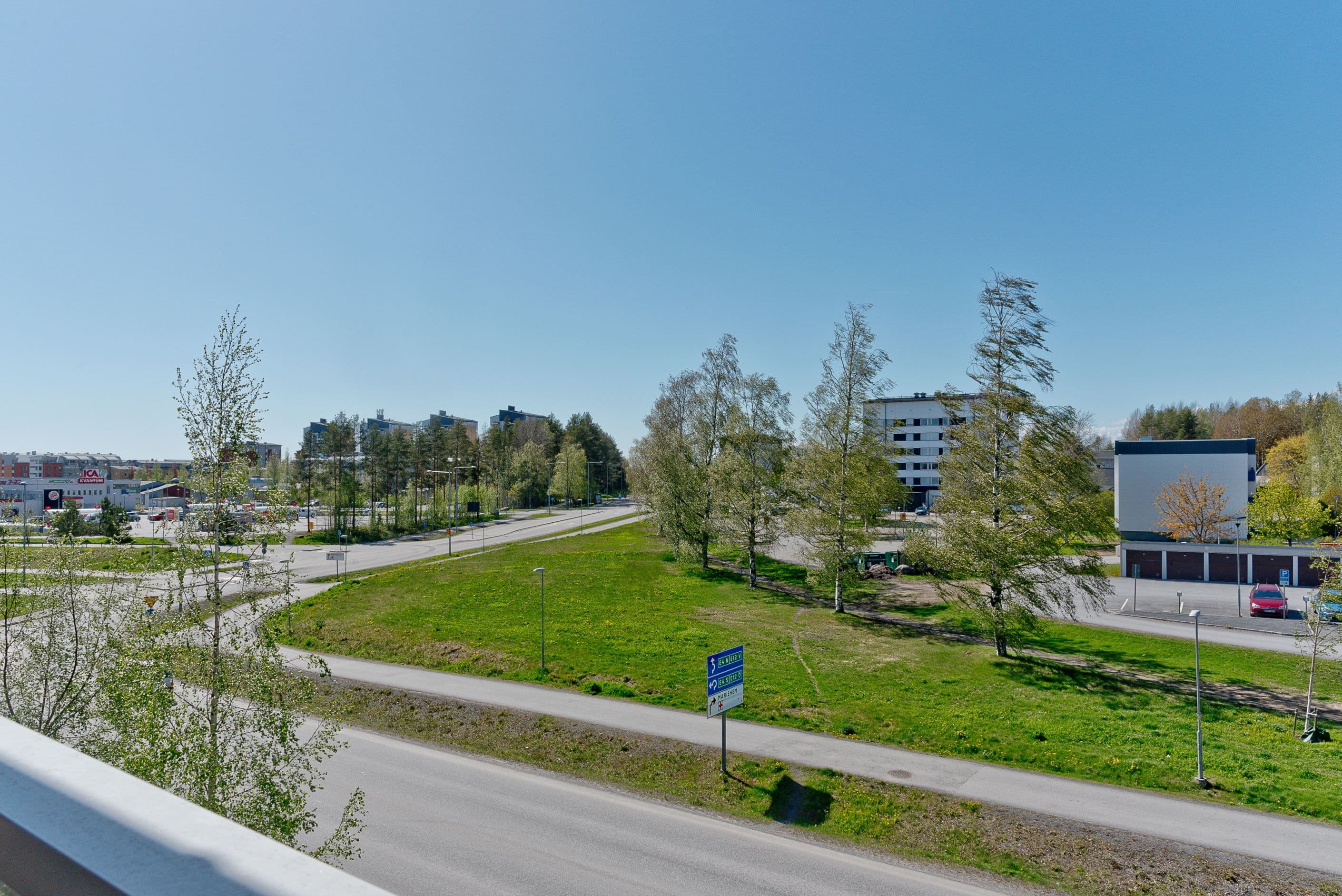 Utsikt från balkong