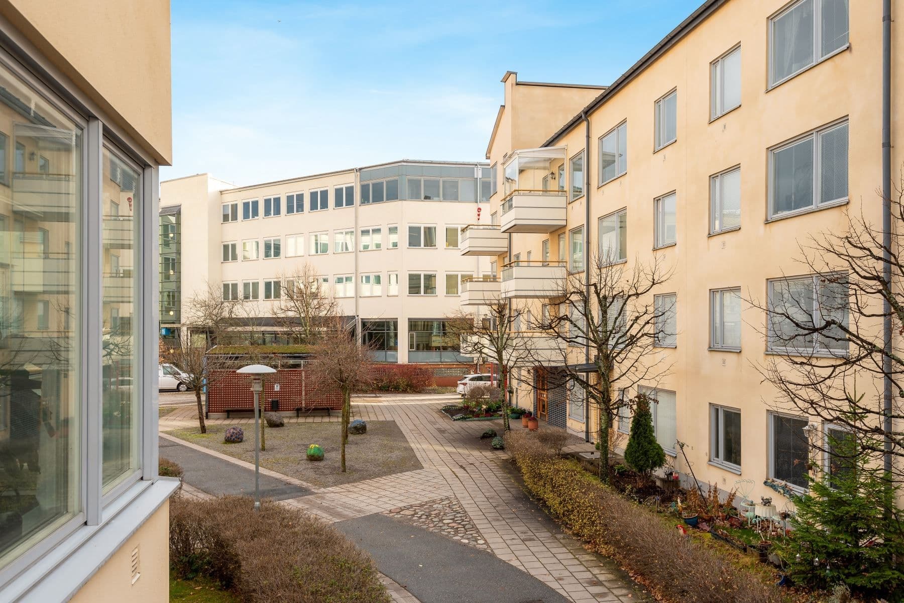 Utsikt från balkong