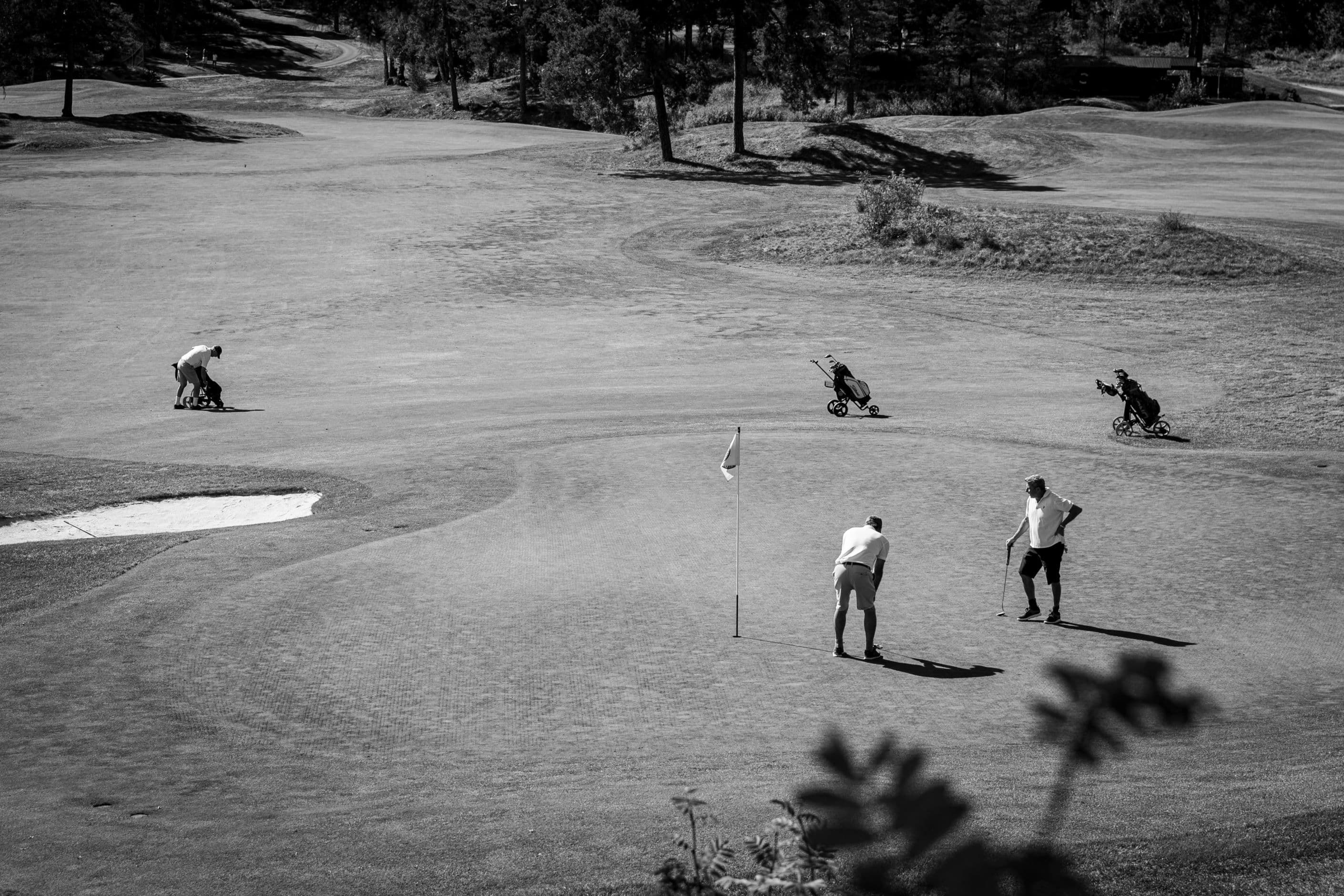 På Lidingö finns två golfbanor
