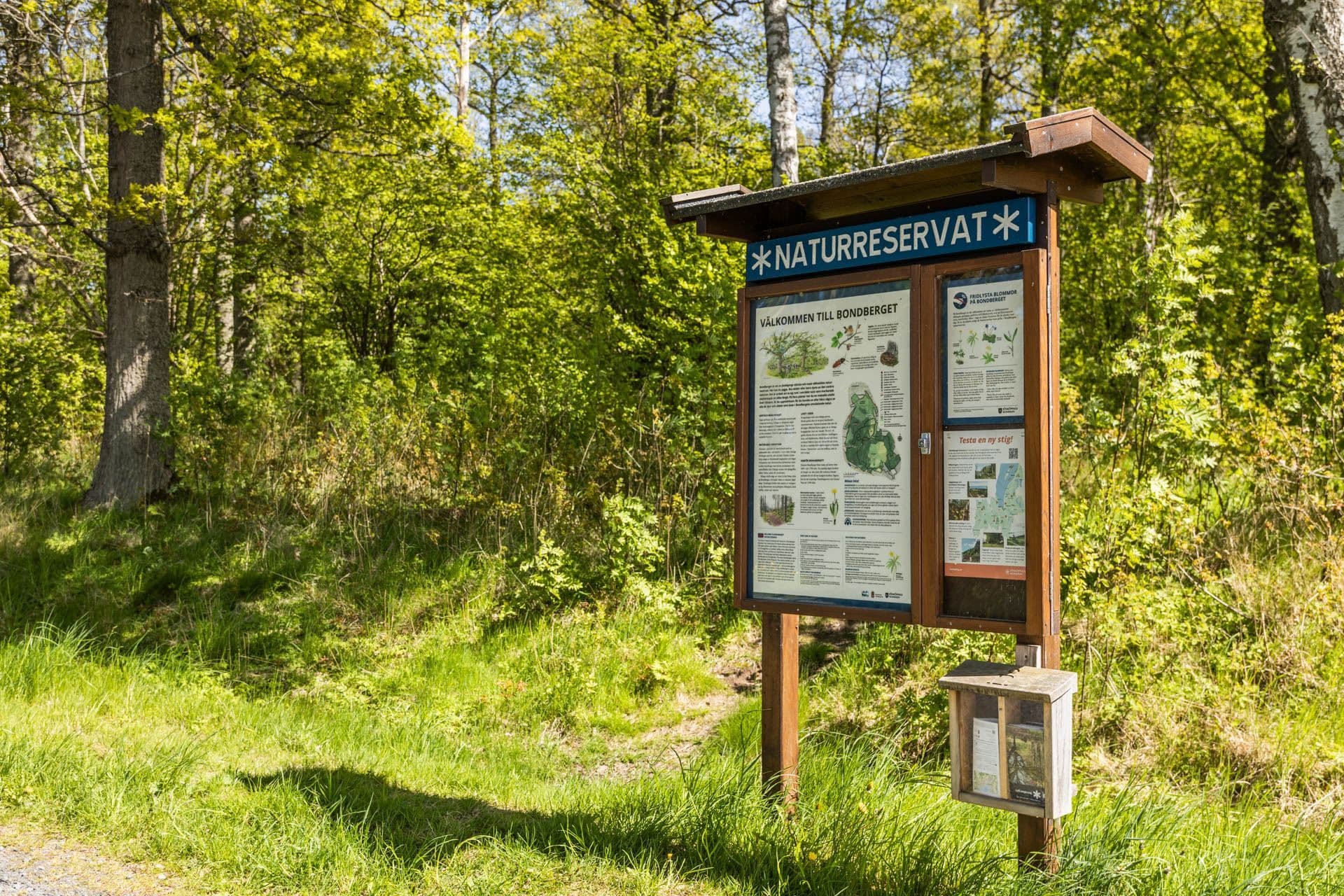 Naturreservat/Bondberget på nära avstånd
