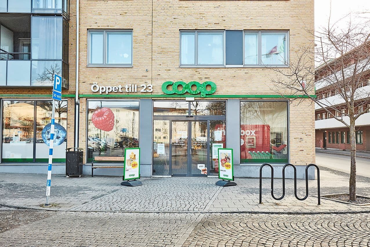 Coop ett kvarter bort