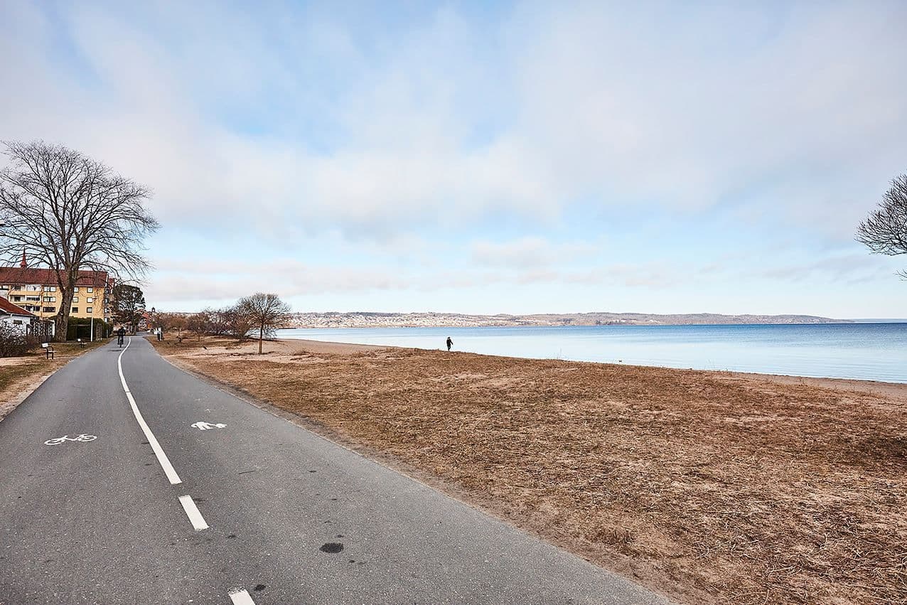 Cykelbana utmed Vättern