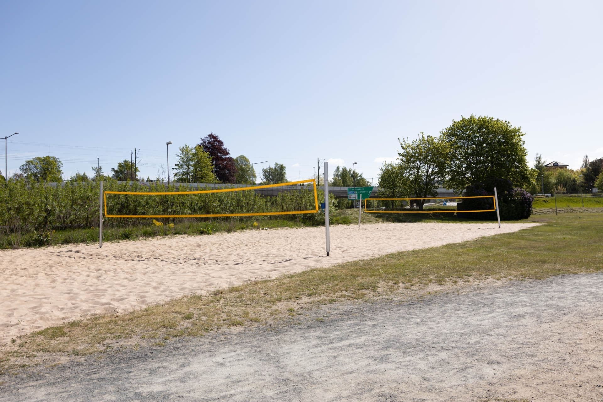 Nära Rocksjöns badplats