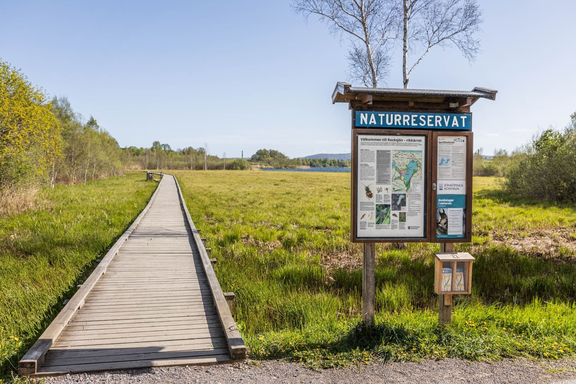 Nära Rocksjöns motionsspår/naturreservat