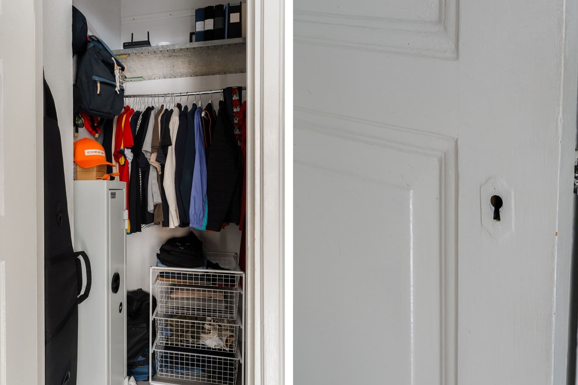 Walk-in-Closet i Master bedroom