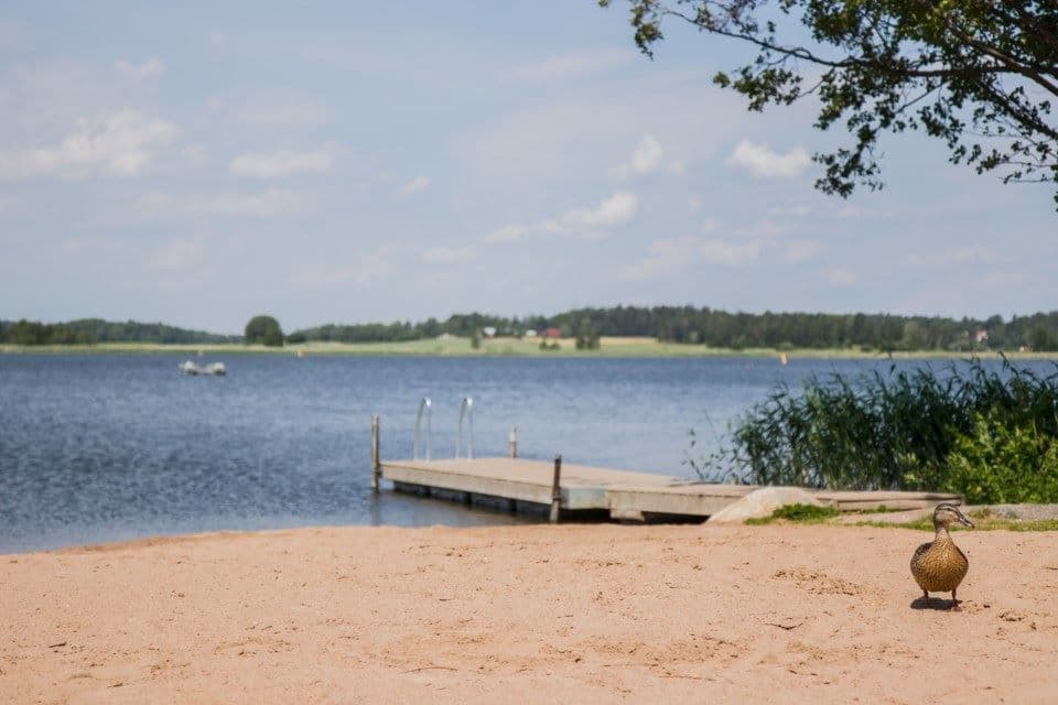 Vallentunasjön - Badplats