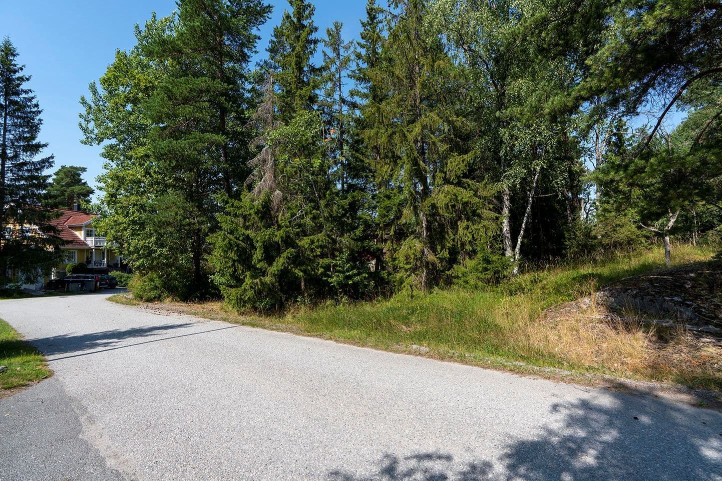 Fastigheterna belägen på lugn återvändsgata