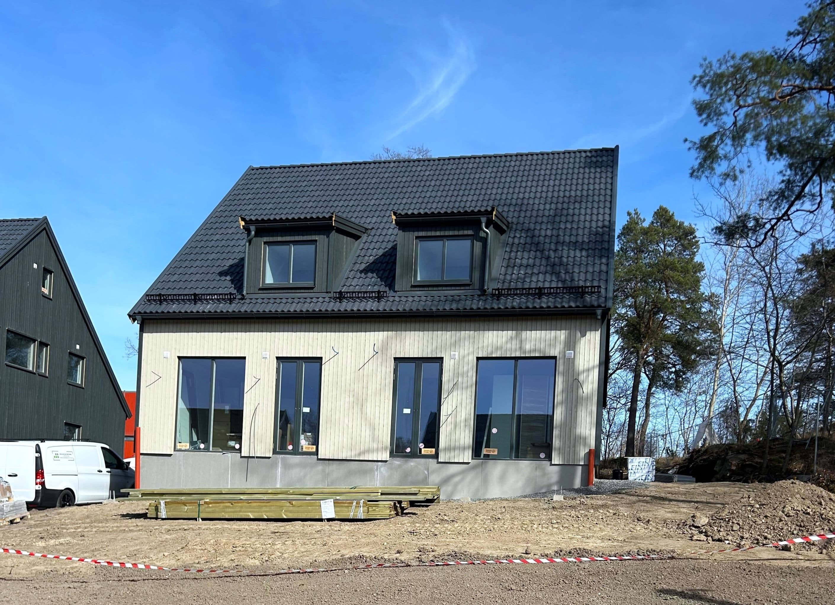 Bild från byggplatsen
