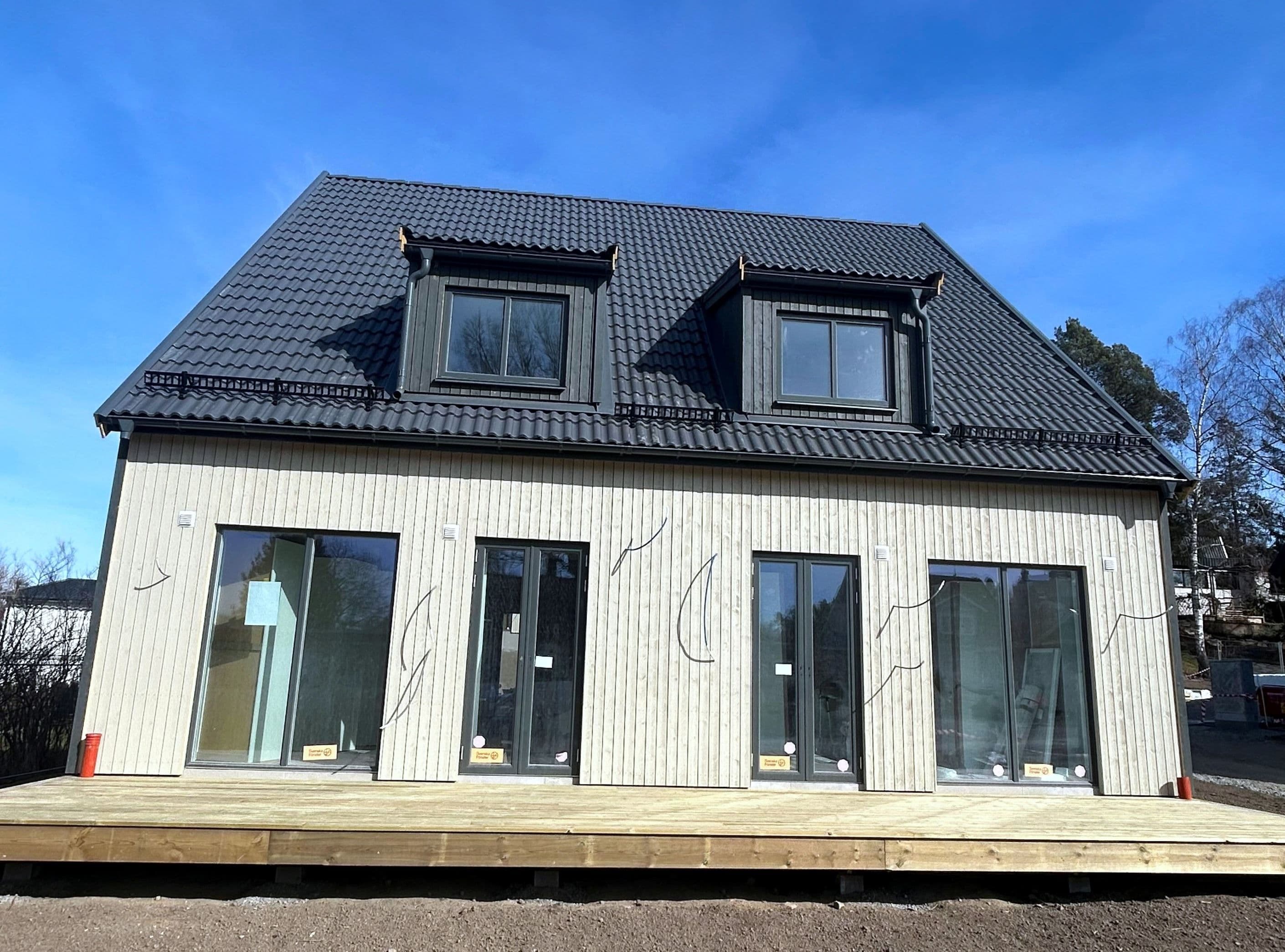 Bild från byggplatsen