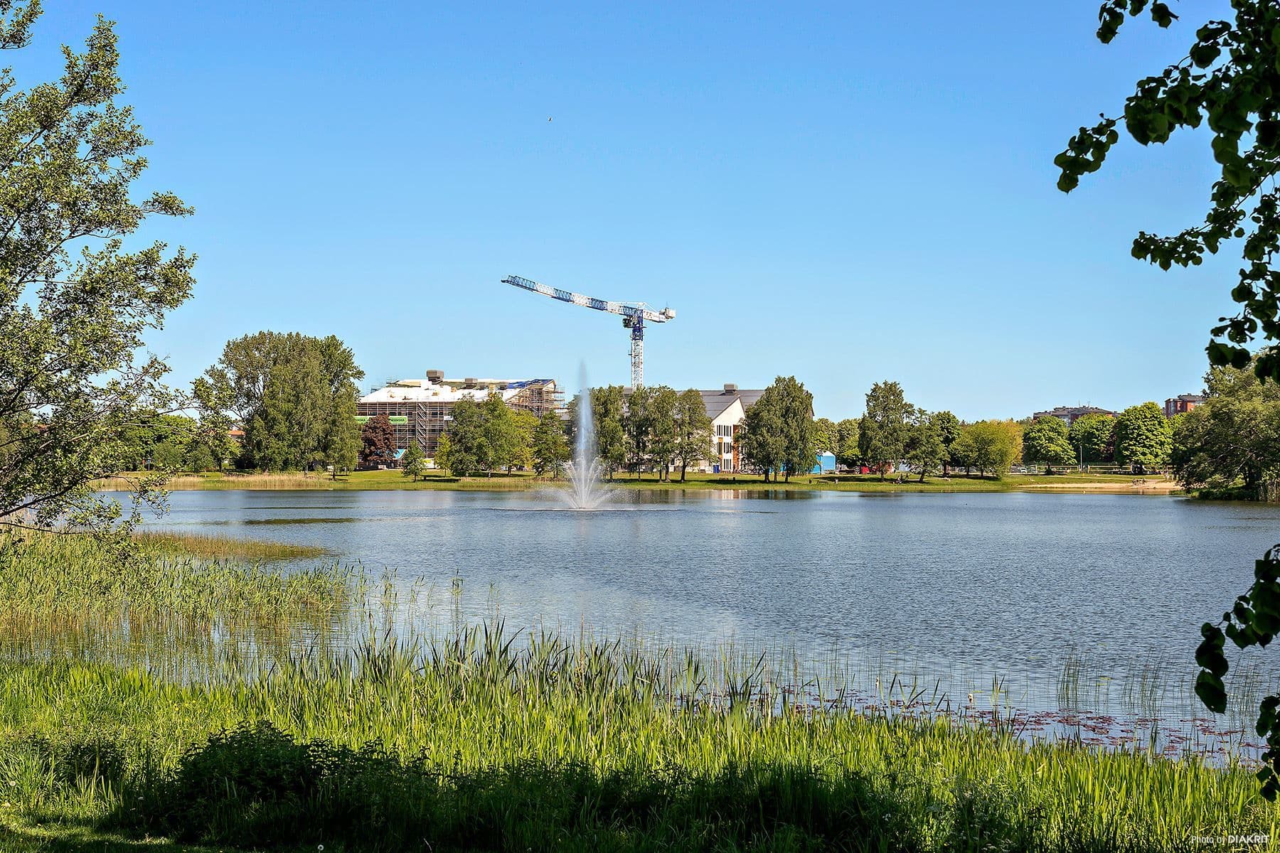 Utsikt över Sundstatjärn