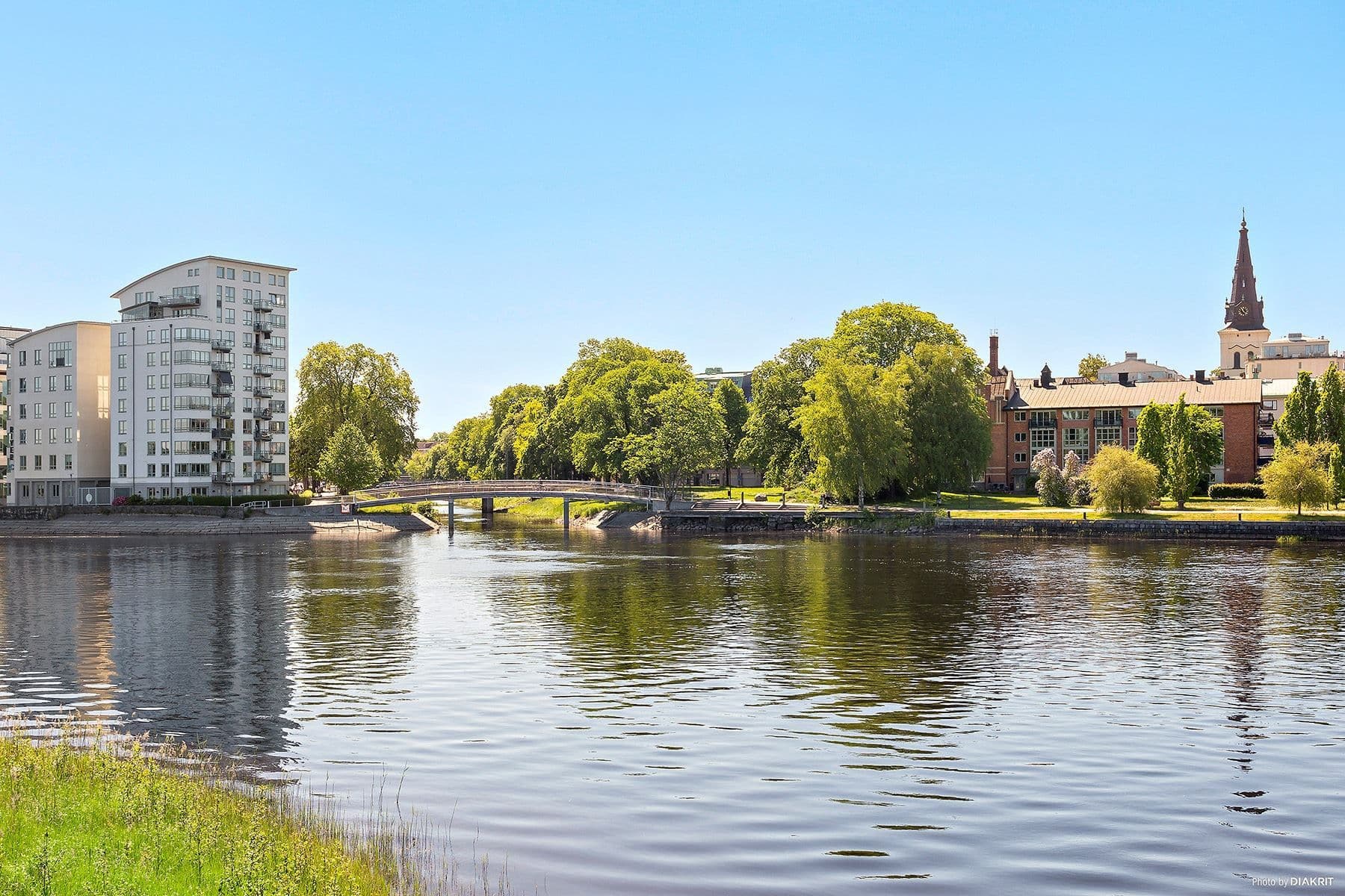 Närhet till Karlstads centralaste delar och härliga Klarälvens vatten