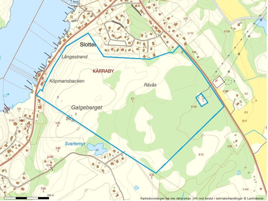 Markerad karta