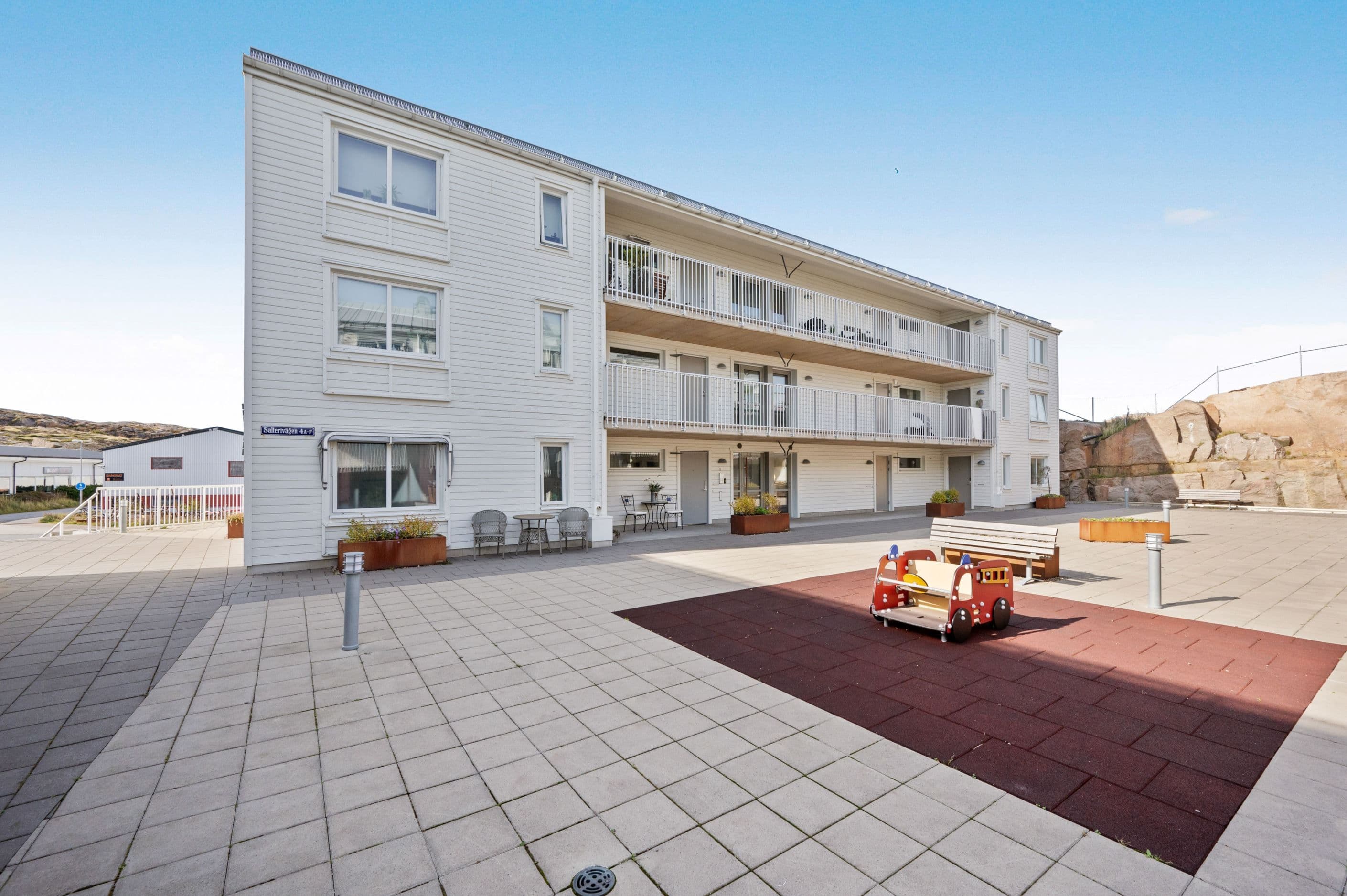 Föreningens trevliga innergård