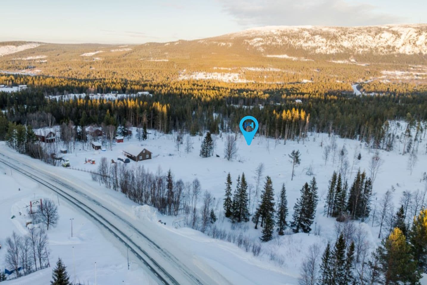 Utsikt mot Funäsdalsberget