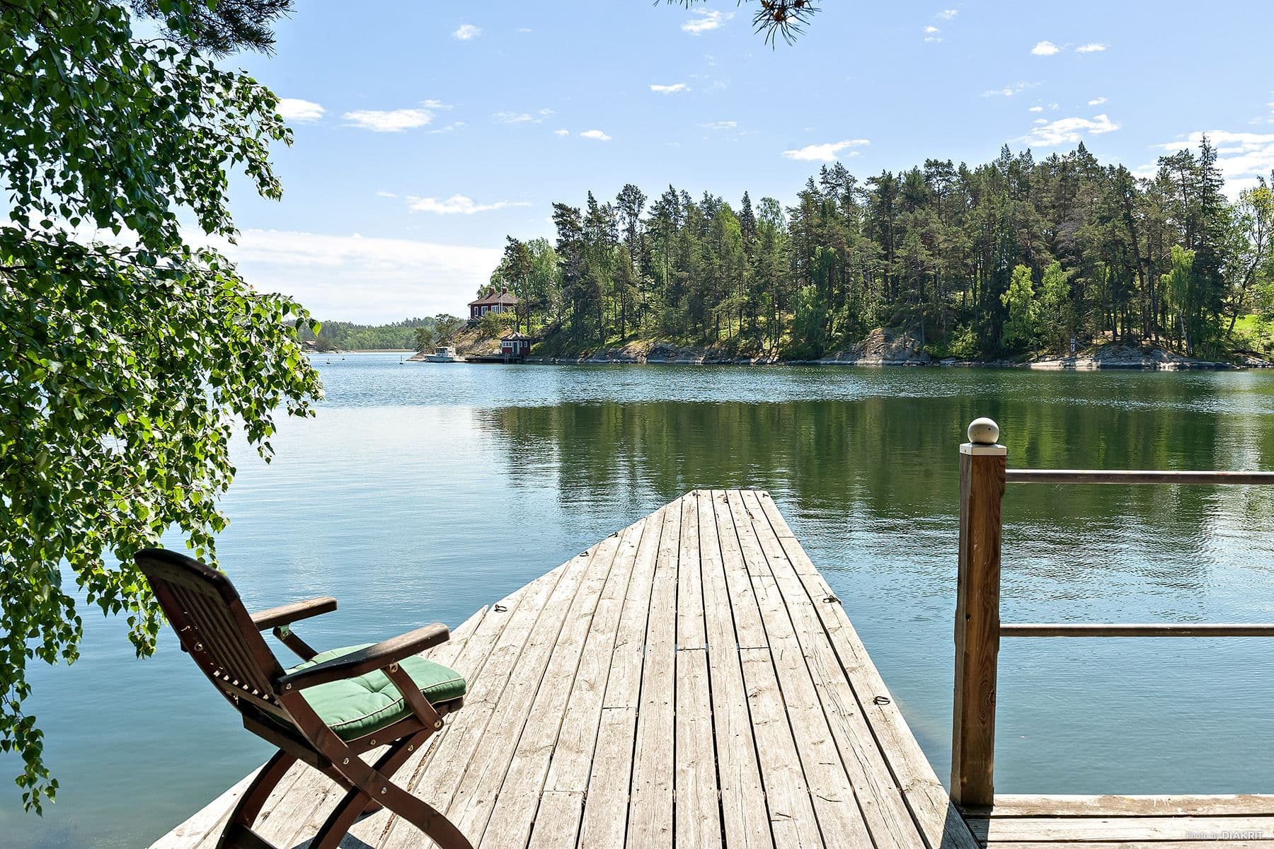 Brygga i söderläge