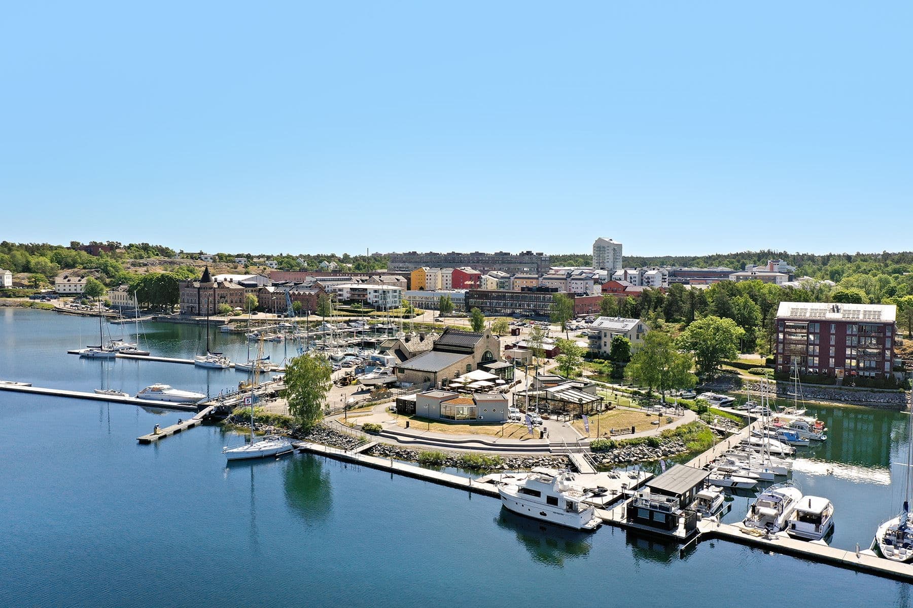 Kattholmen i Gustavsbergs hamn